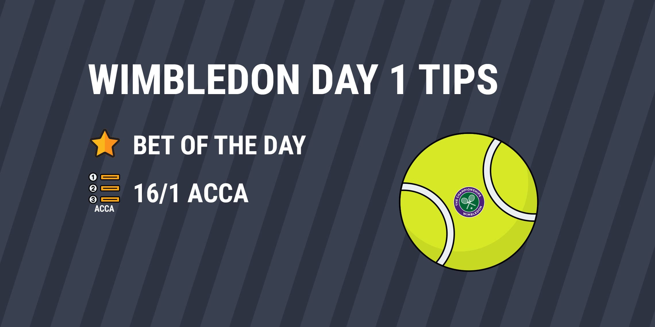 Wimbledon Day 1 Tennis Tips GetYourTipsOut